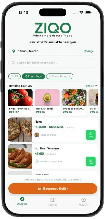 ZIQO app screenshot