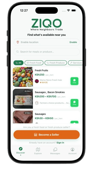 ZIQO app screenshot